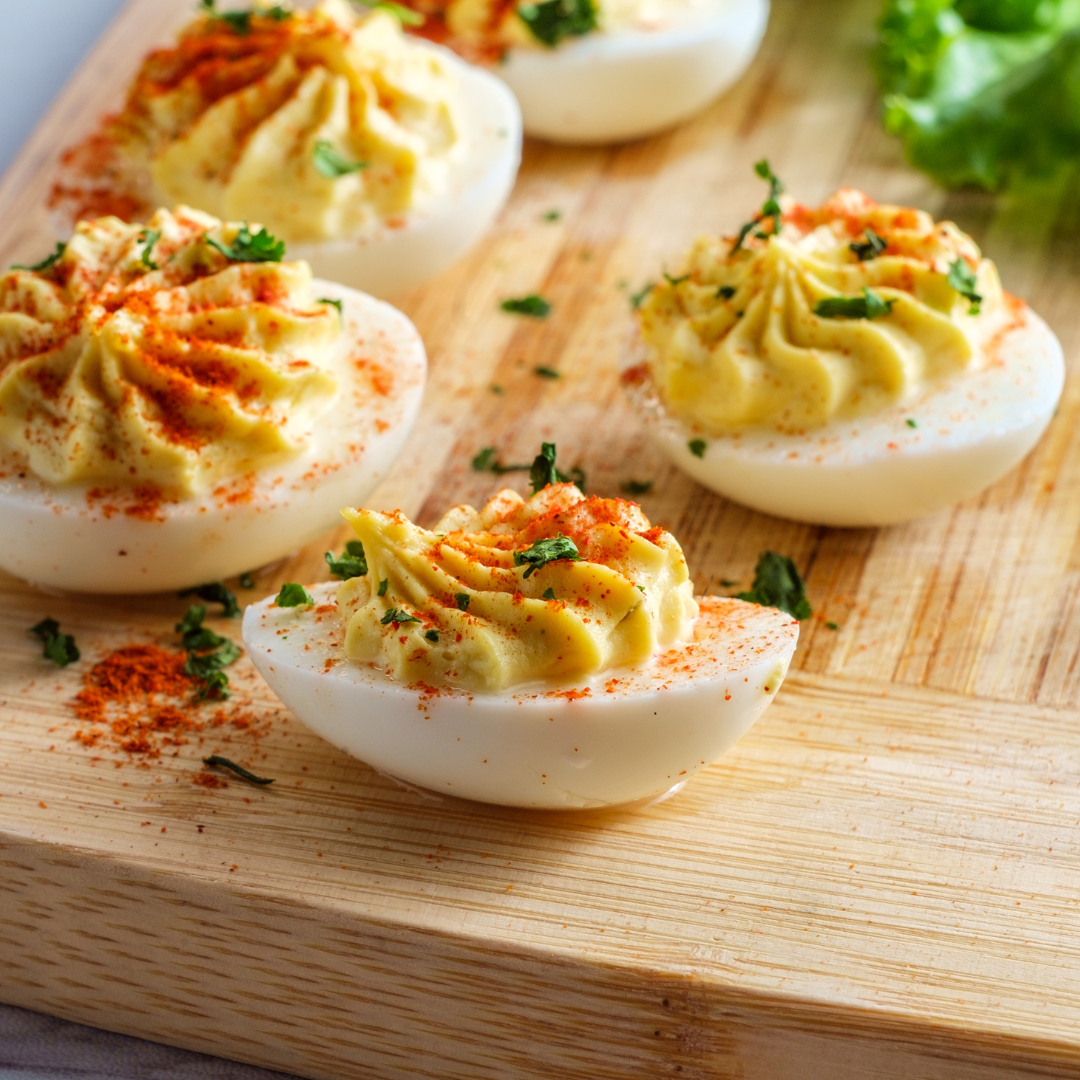 Smoked Salmon Deviled Eggs