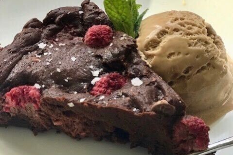 SalterieOne Classic Sea Salt Raspberry Brownies