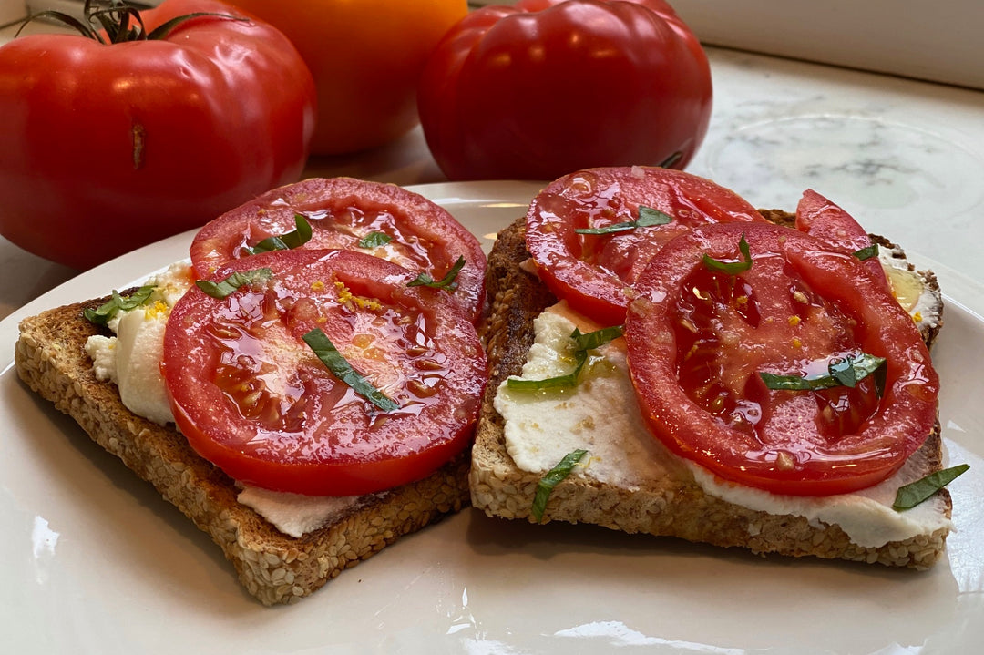 Summertime Ricotta Toast