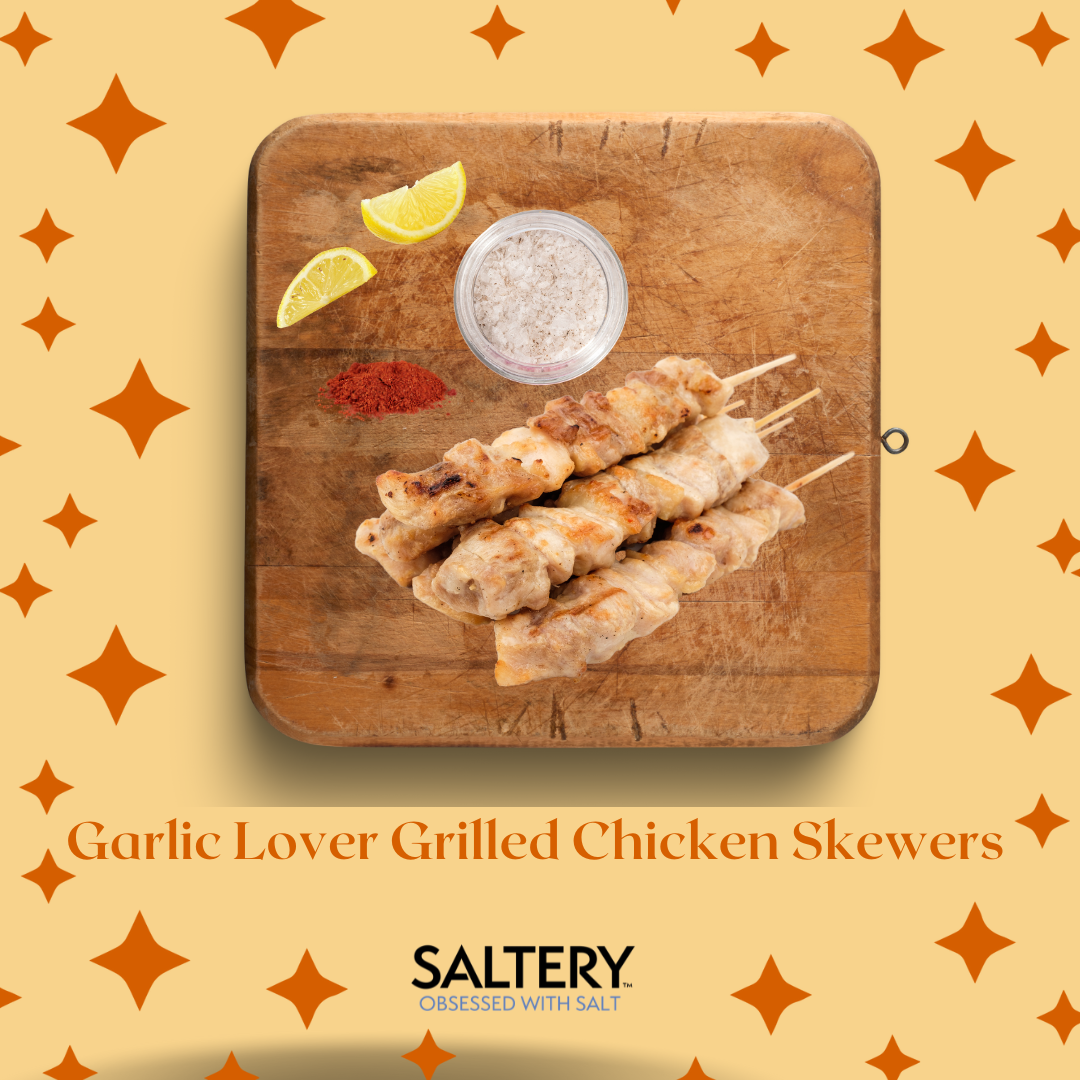 Garlic Lover Grilled Chicken Skewers