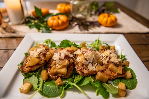 Pork Cutlets with Apple Chutney