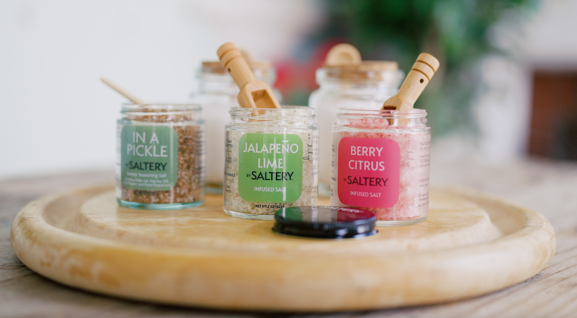 a group of jars with spices