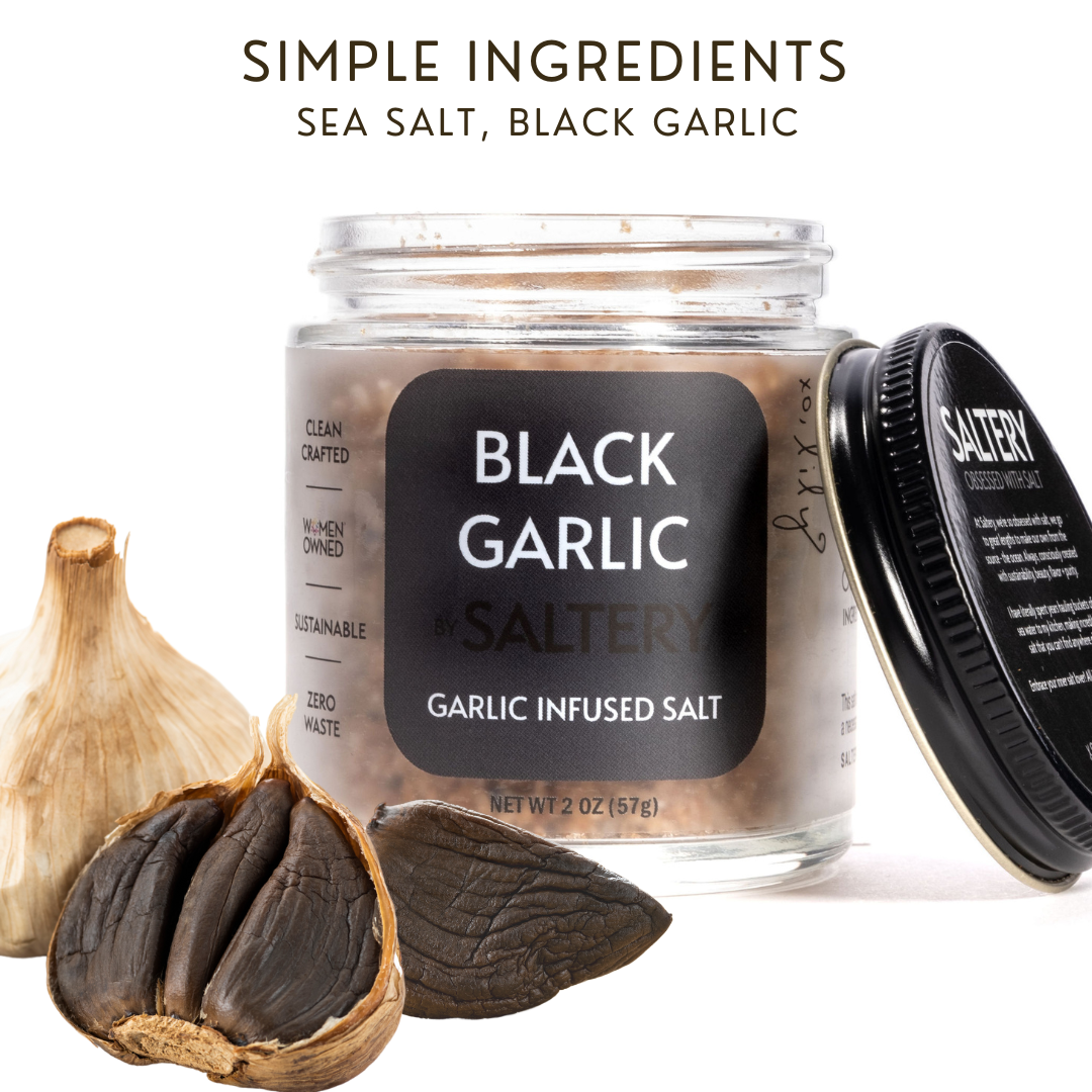 Black Garlic | Infused Seasoning Salt