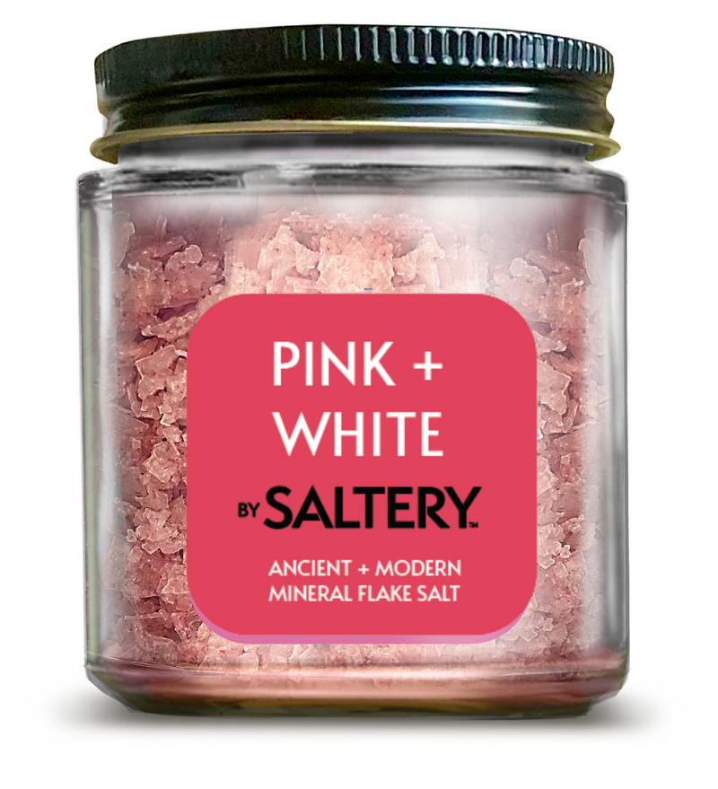Pink + White Flake Salt